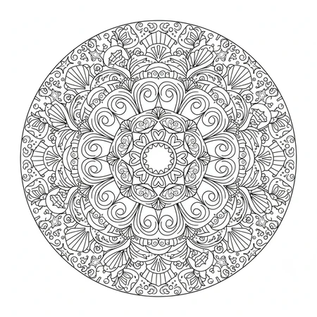 Mandala Océan #5