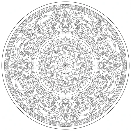 Mandala Océan #1