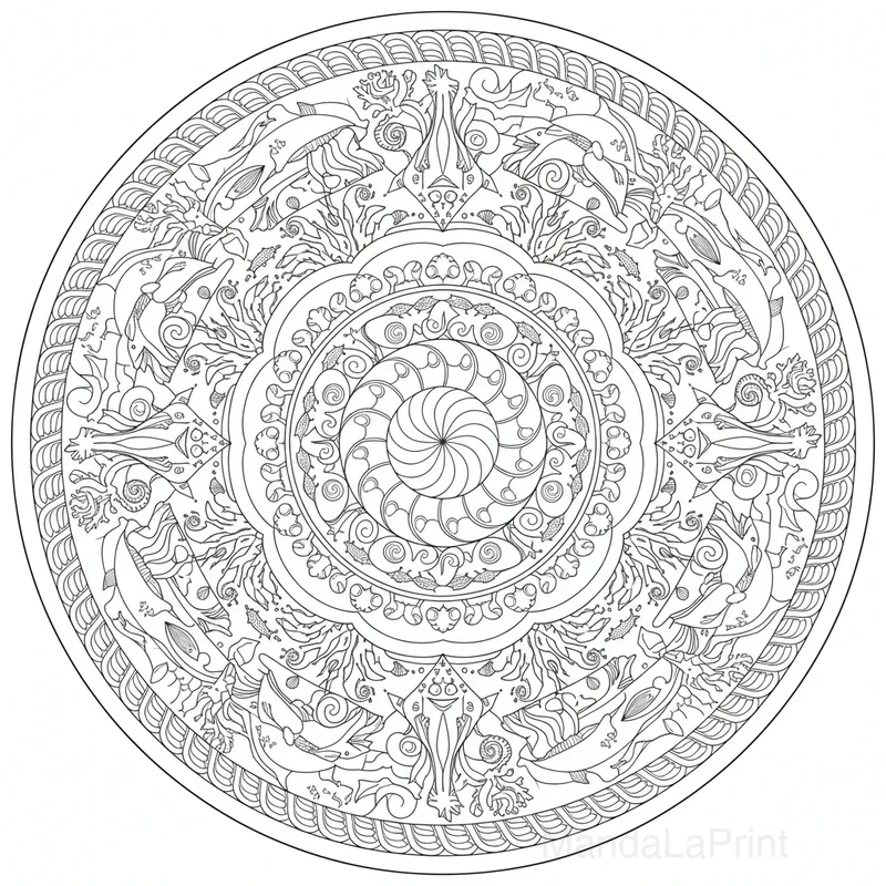 Océan Mandala #1