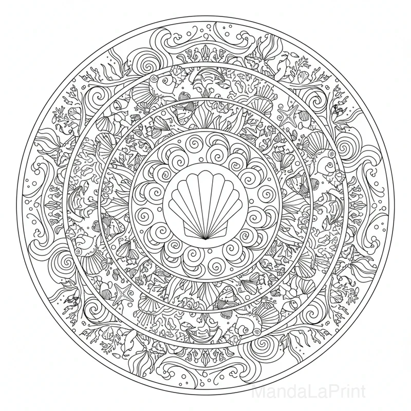 Océan Mandala #4
