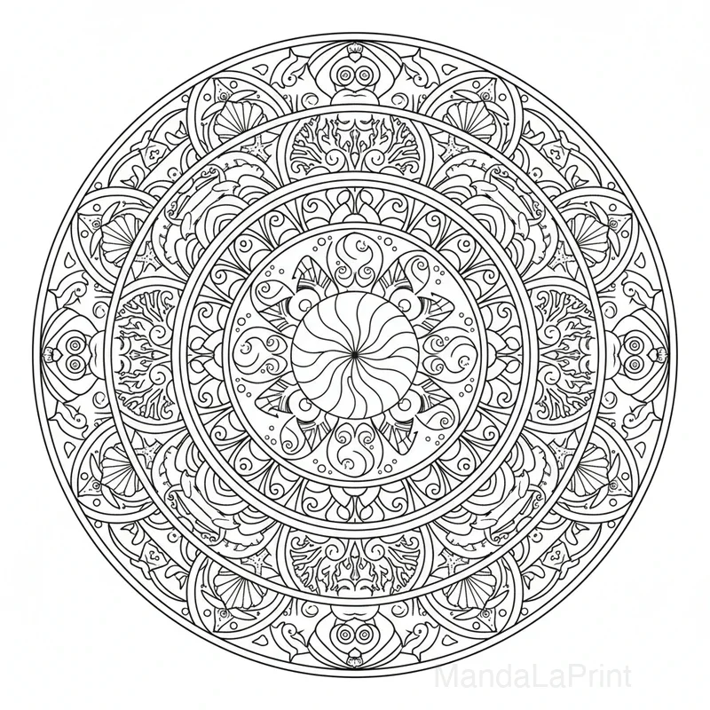 Océan Mandala #10