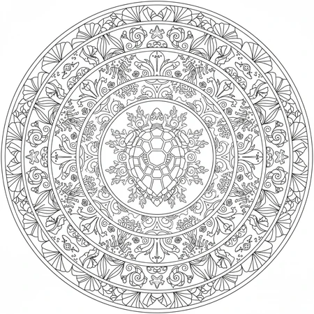 Mandala Océan #17