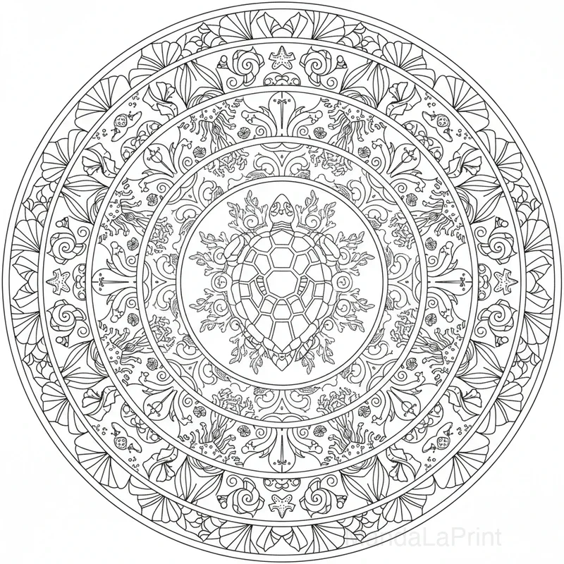 Mandala Océan #17