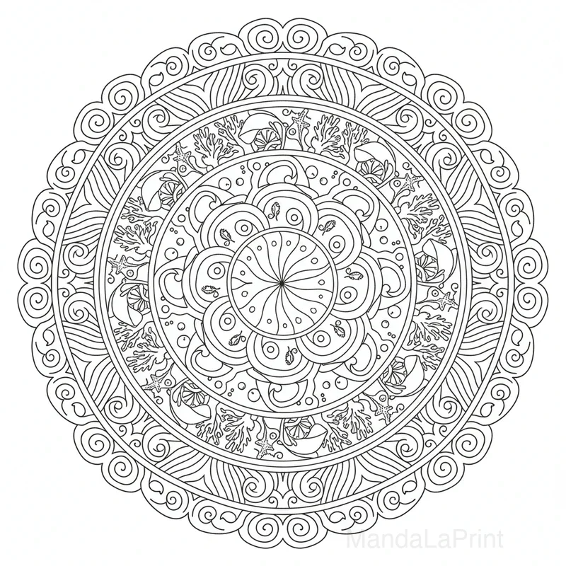 Océano Mandala #3