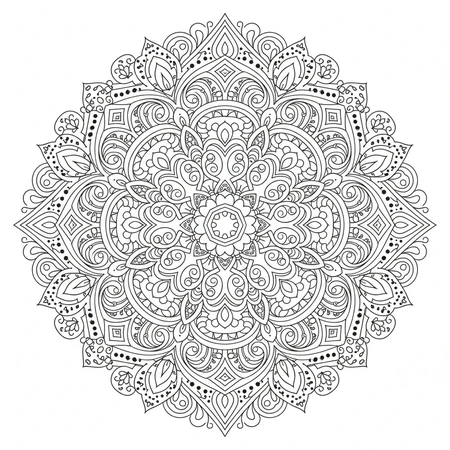 Mandala Paisley Orné #25