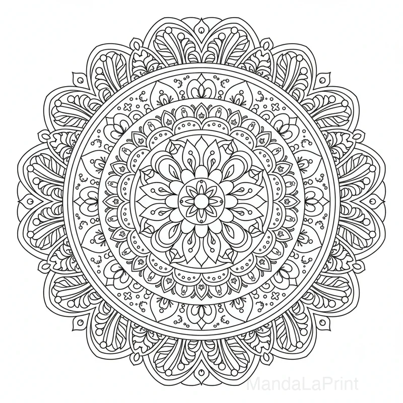 Mandala Paisley Orné #21