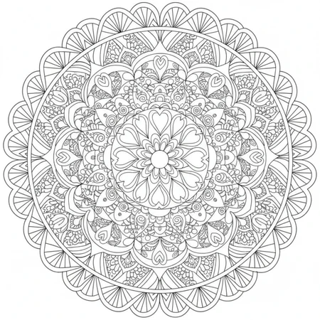 Mandala Créatif Unique #15