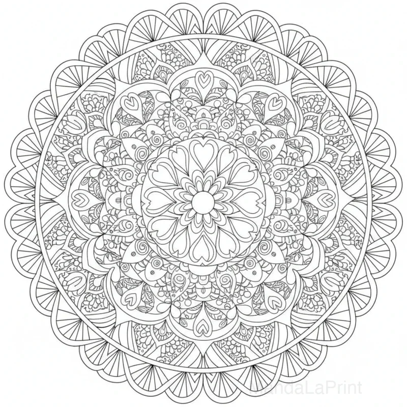 Kunst Nouveau Mandala #15