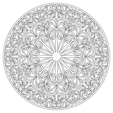 Mandala Abstrait Artistique #6