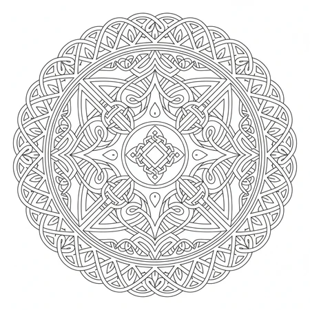 Mandala Abstrait Artistique #4