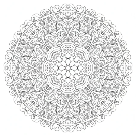 Mandala Motifs Bohèmes #10