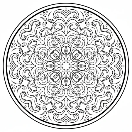 Mandala Art Nouveau #12