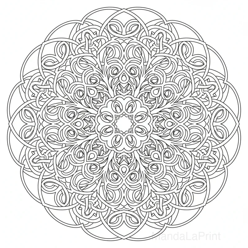 Unique Créatif Mandala #1