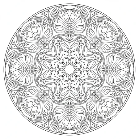 Mandala Art Nouveau #29