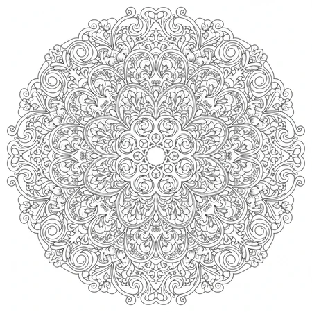 Mandala Art Nouveau #2