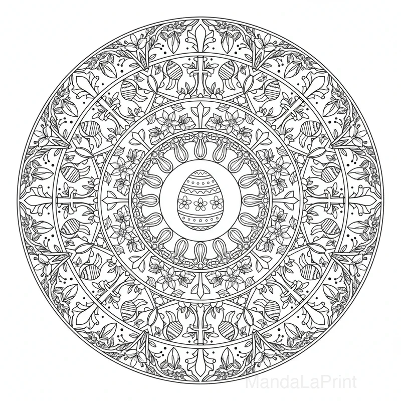 Pâques Mandala #13