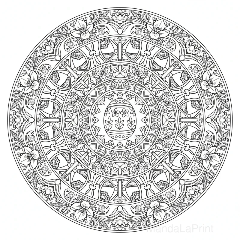 Pâques Mandala #14