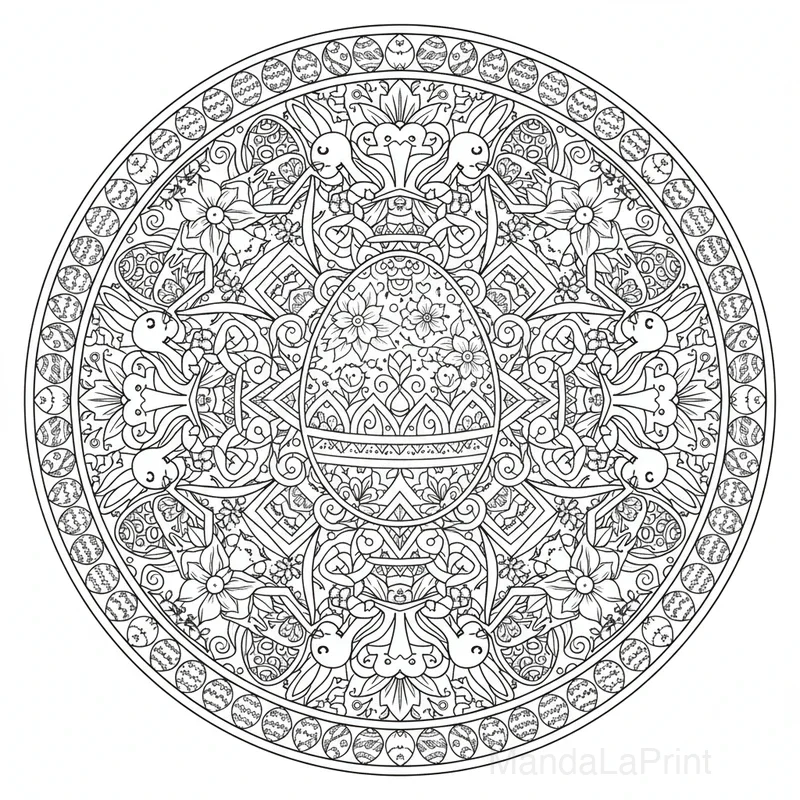 Pâques Mandala #5