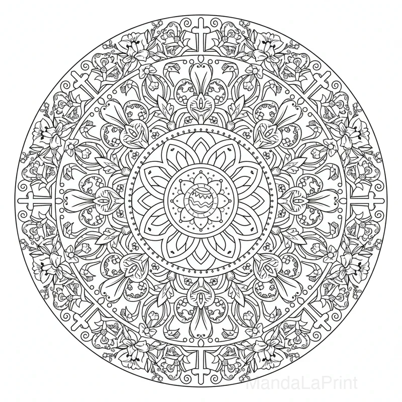 Pâques Mandala #18