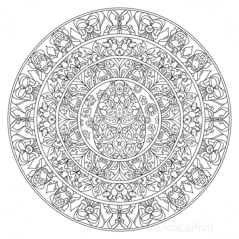 Pâques Mandala #3