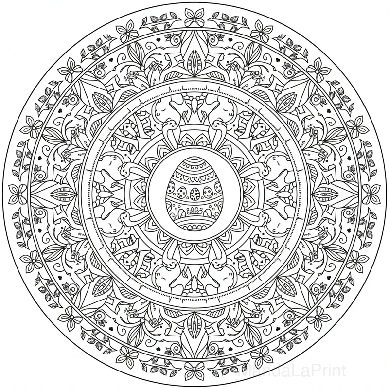Páscoa Mandala #20