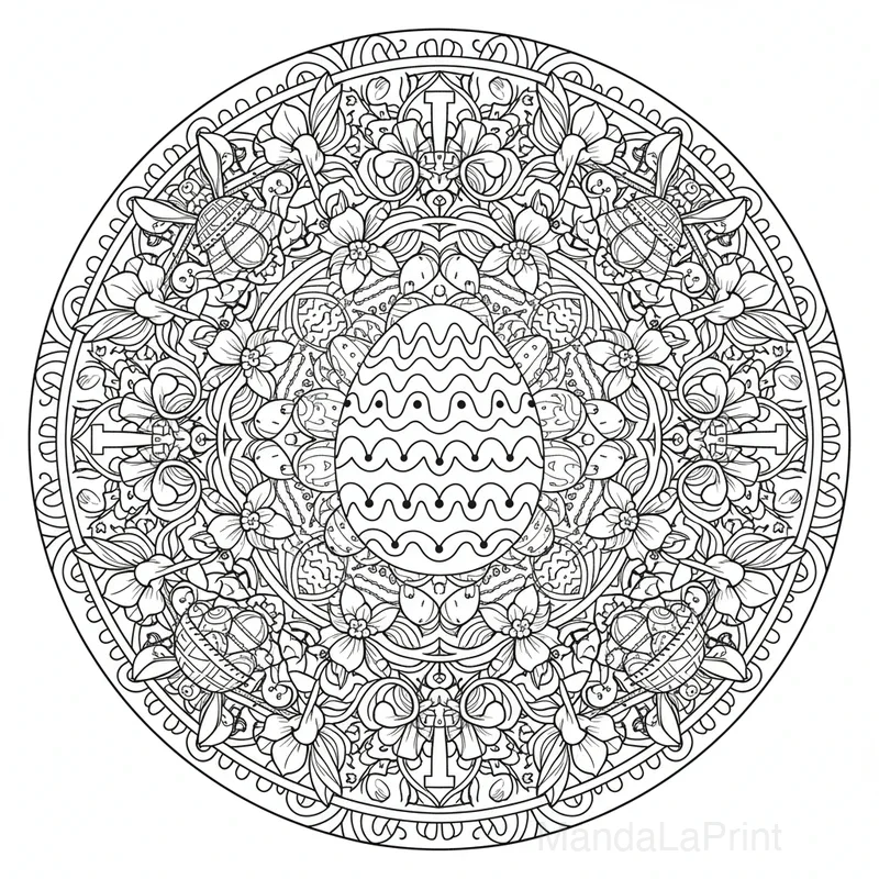 Páscoa Mandala #7