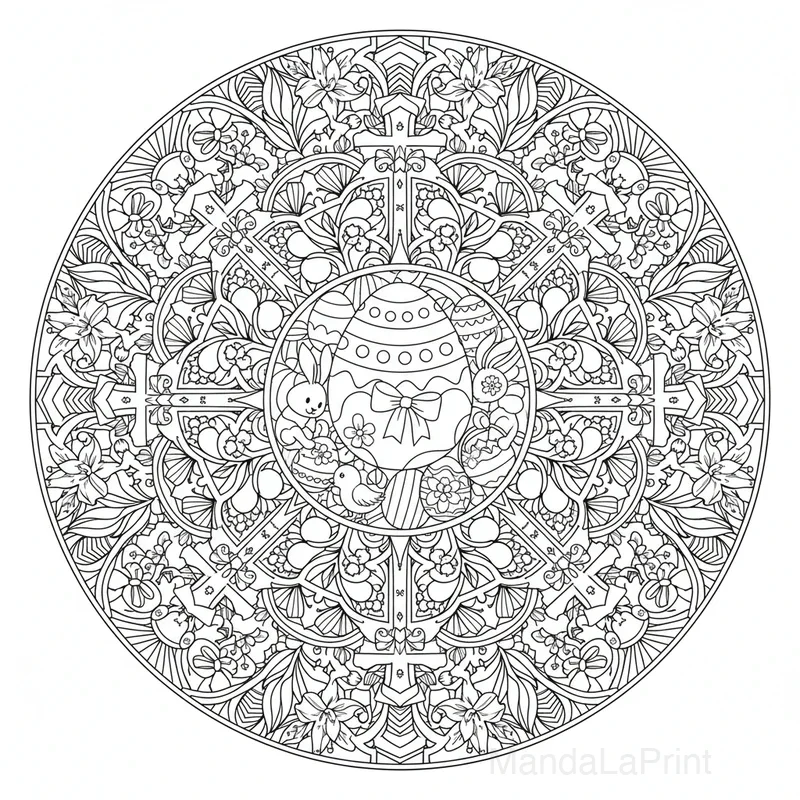 Pâques Mandala #6