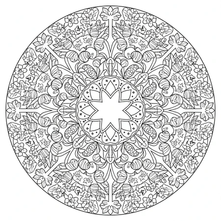 Mandala Pâques #9