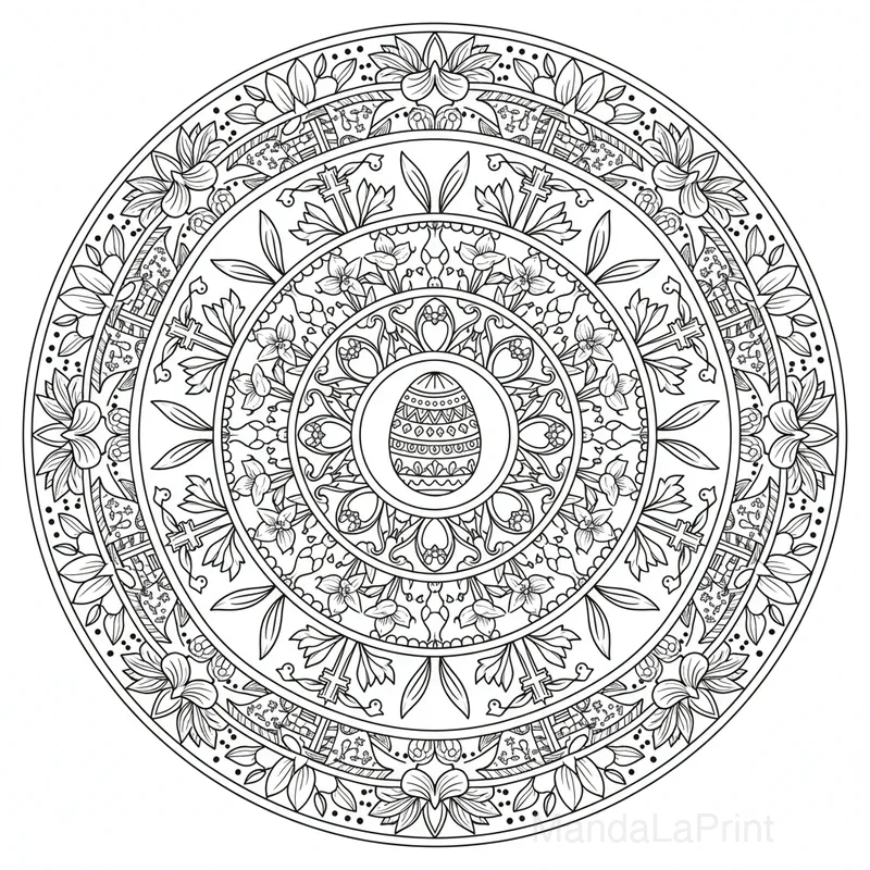 Pâques Mandala #11