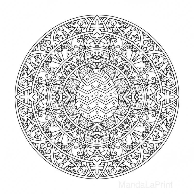 Páscoa Mandala #17