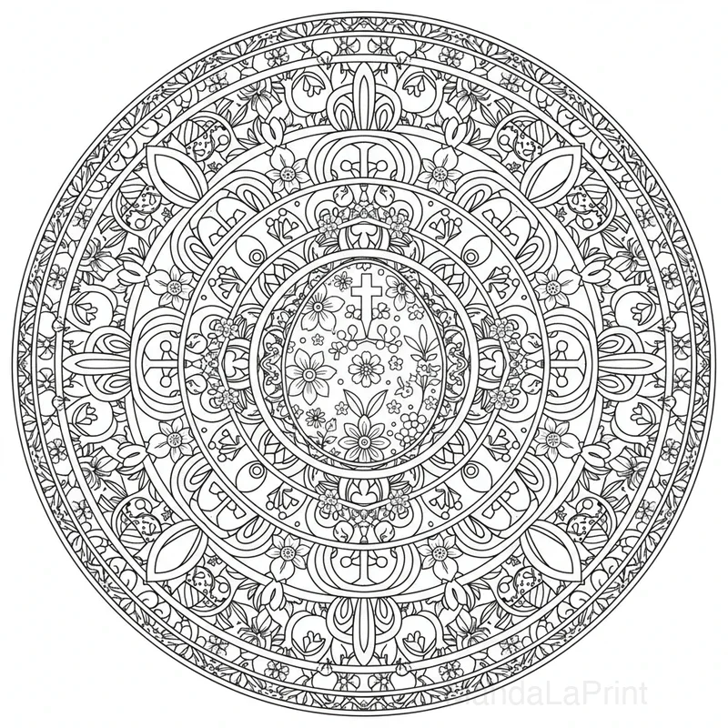 Pâques Mandala #2