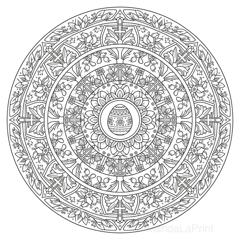 Páscoa Mandala #12