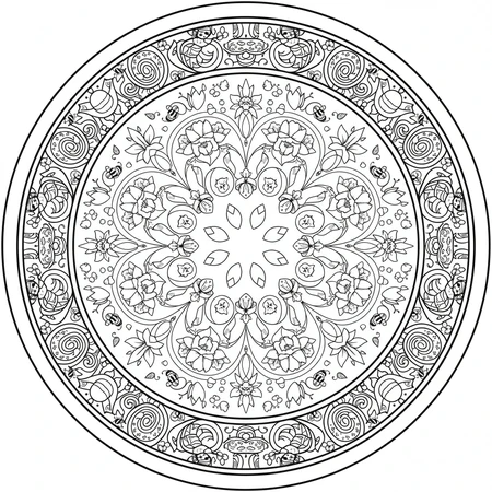 Mandala Printemps #1