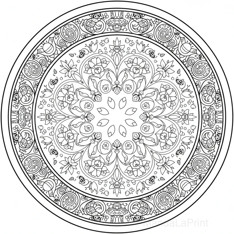 Mandala Printemps #1