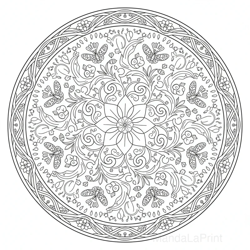 Mandala Printemps #7