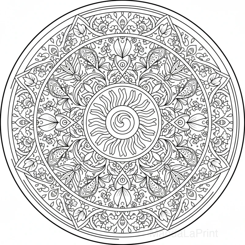 Printemps Mandala #6