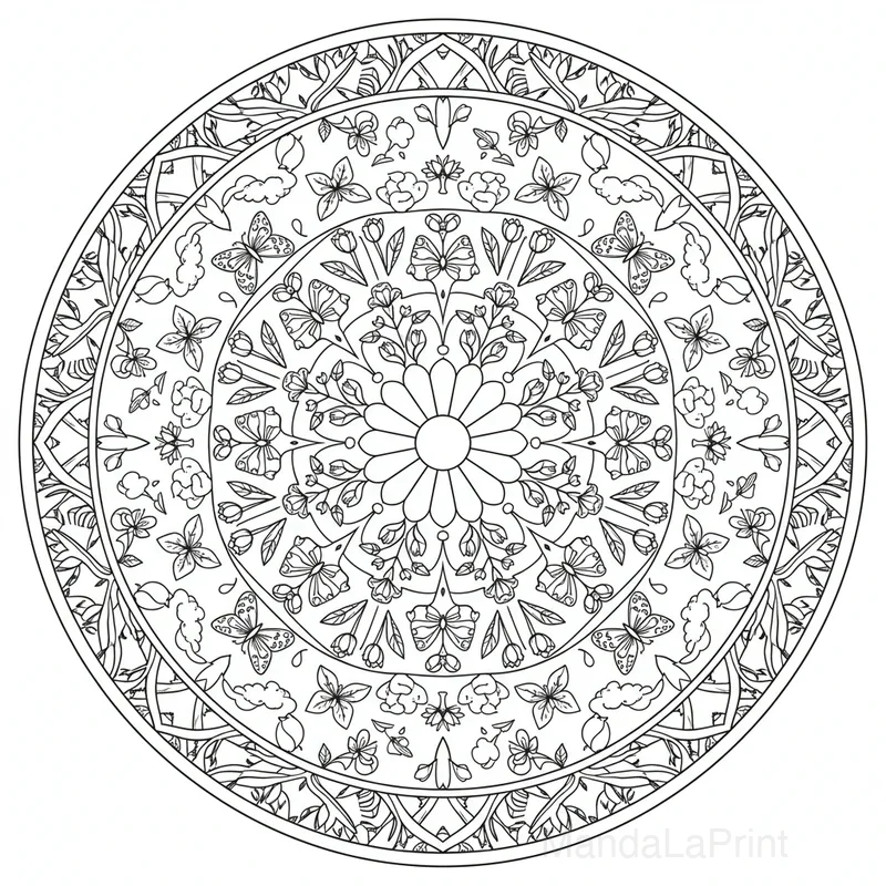 Printemps Mandala #18