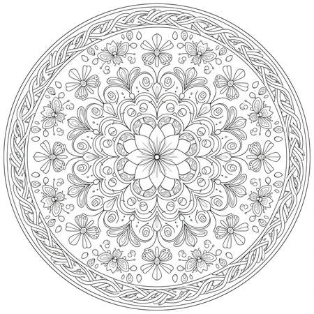 Mandala Printemps #11
