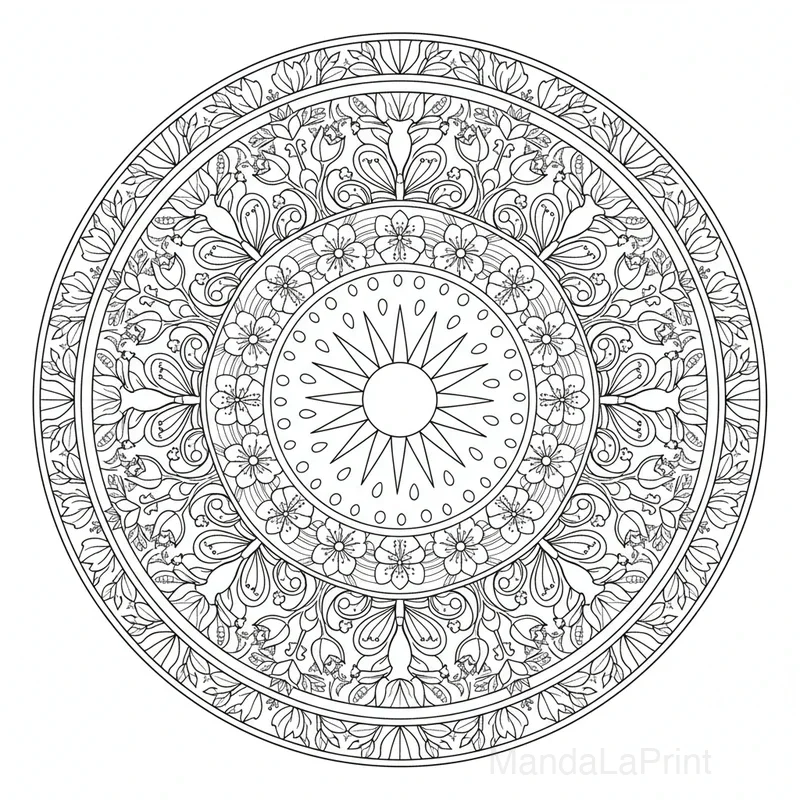 Printemps Mandala #19