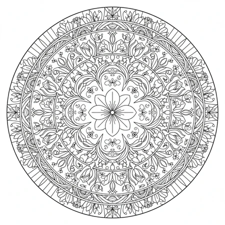 Mandala Printemps #14