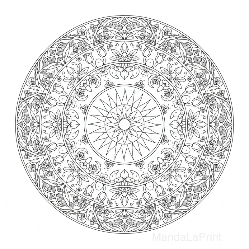 Printemps Mandala #8