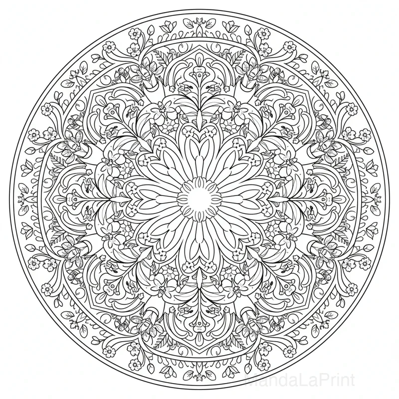 Mandala Printemps #17