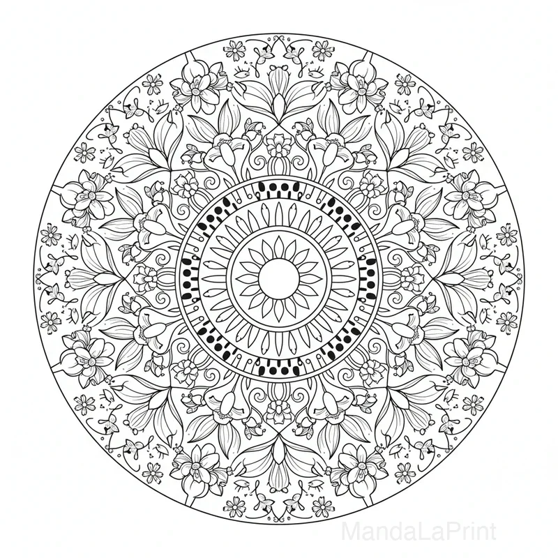 Printemps Mandala #9