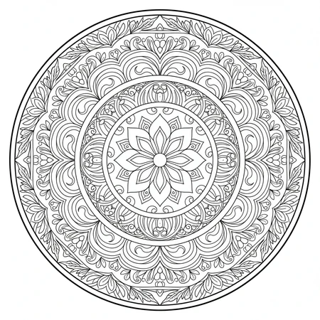 Mandala Relaxation #9