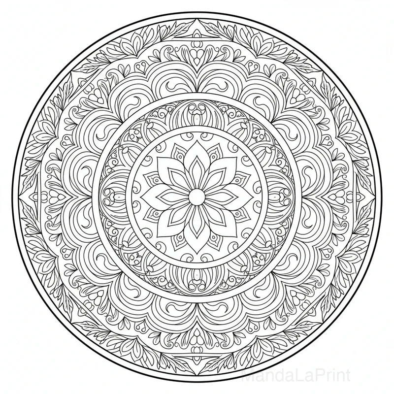 Relaxation Mandala #9