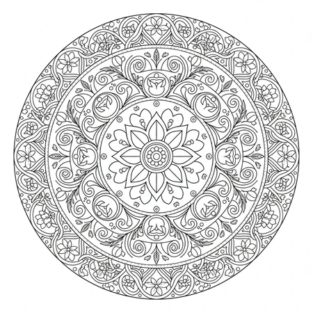 Mandala Relaxation #10
