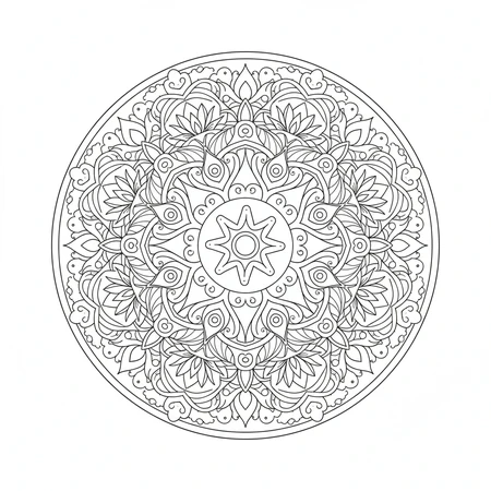 Mandala Relaxation #8