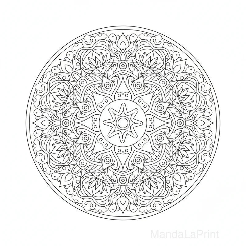 Rilassamento Mandala #8