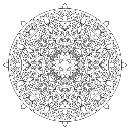 Mandala Relaxation #7