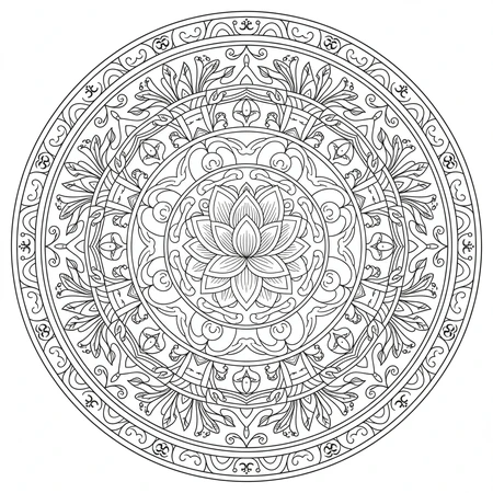 Mandala Relaxation #12